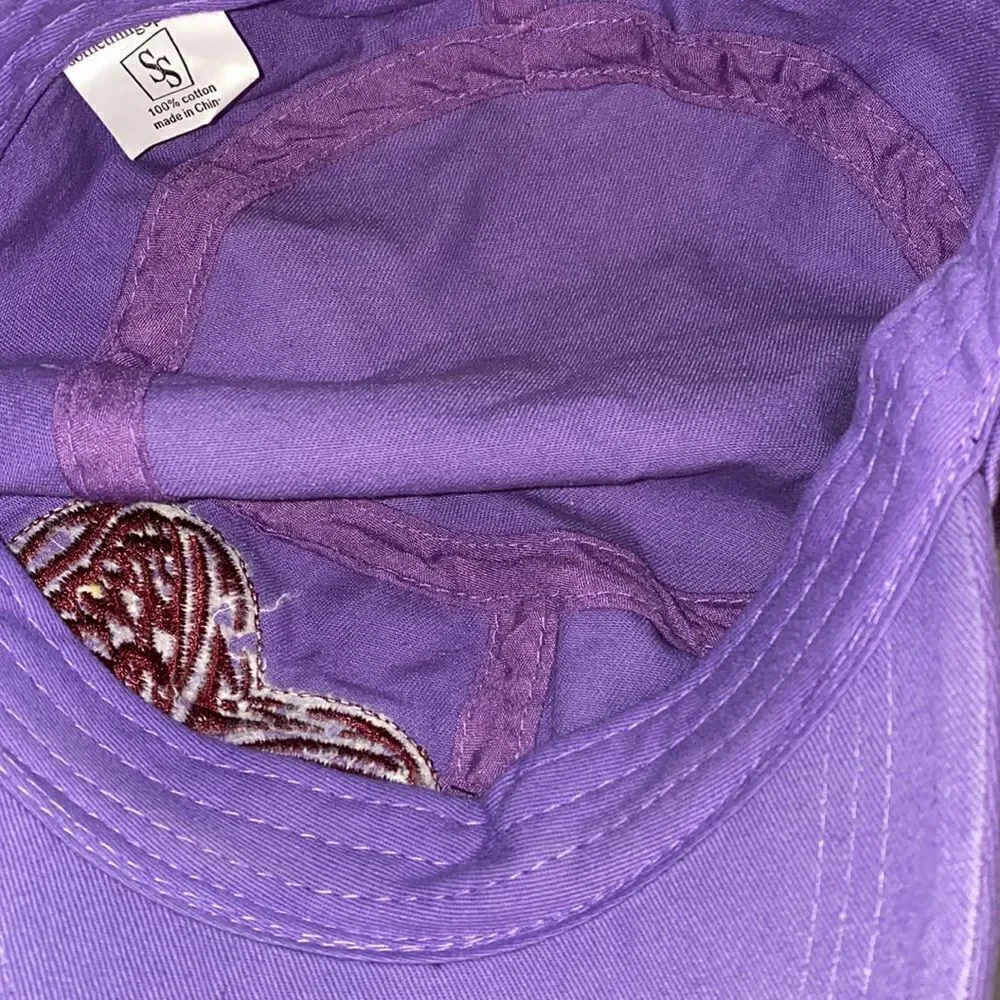 Sturgis Women’s  Distressed Purple Motorcycle Cap Hat